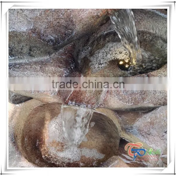 Beautiful Imitation Stone Fiberglass Outdoor Garden Water Fountain photo-5