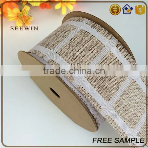 2017 Cheap Wedding Dcorative Wholesale Grosgrain Ribbon With Mesh Fabric photo-5