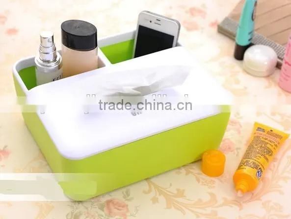 Wholesale Stock Double Lattices Nakpin Storage Box Napkin Holder photo-3