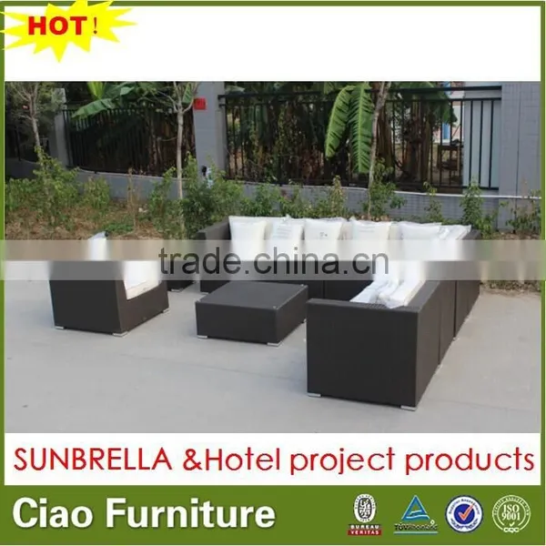 All Weather Outdoor Rattan Modular Sofa Set Garden Furniture photo-4