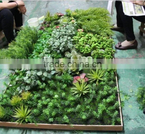 Artificial Green Plants Wall for Sale photo-5