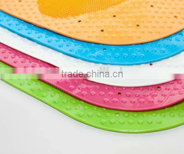 Top Quality Five Strips Top Grade Anti-slip Pvc Hotel Bath Mat photo-5