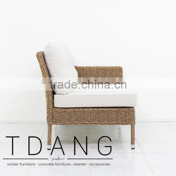 Harrison Left Hand Wicker Bench - Outdoor Conversation Sofa - Vietnam Wicker Furniture photo-3
