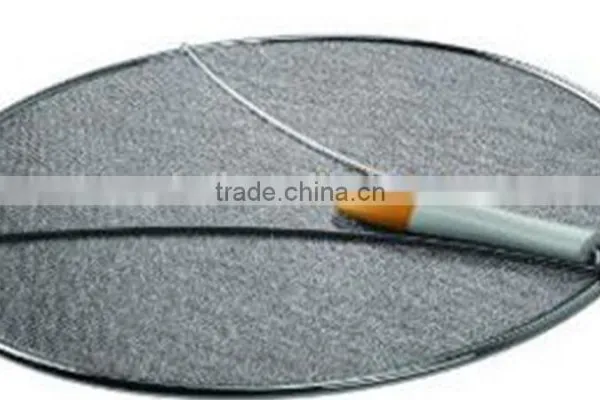 SPC-22 S/S MESH SPLATTER SCREEN WITH FOLDABLE HANDLE