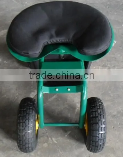NEW Cheapest Garden Rolling Work Seat With 4 Wheels photo-5