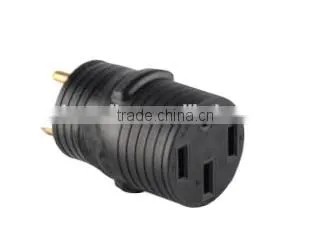 S80541 Molded Round RV Power Adapter Generator Adapter 30AMP Male to 50AMP Female photo-2