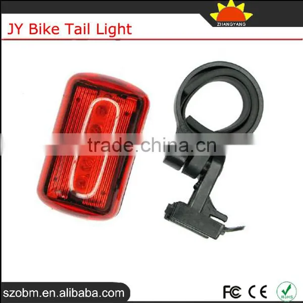 Jing Yi 5 LED 4 Mode Red Light Bike Safety Accessories Bike Tail Light photo-5