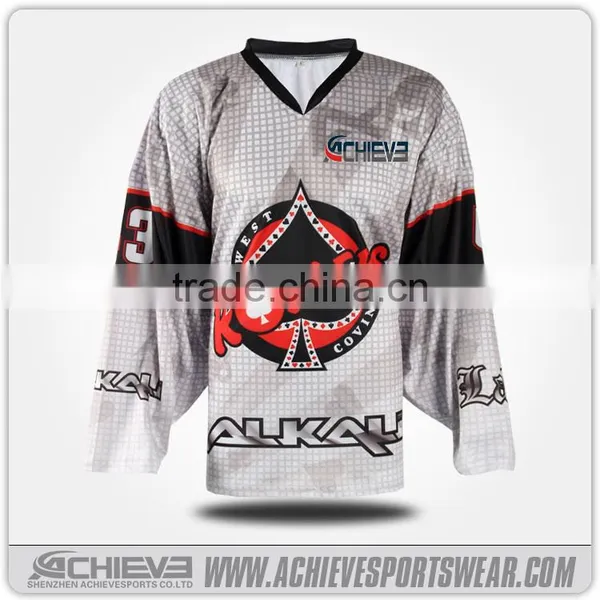 Factory Price Sportswear Camouflage Hockey Jersey Custom Reversible Hockey Jerseys photo-6