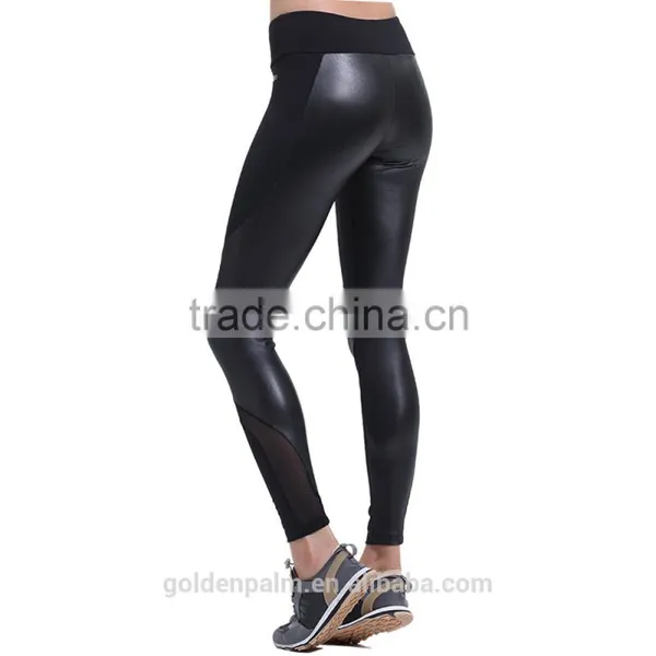 87% Nylon 13% Spandex 300 Gsm Sexy Yoga Leggings photo-2