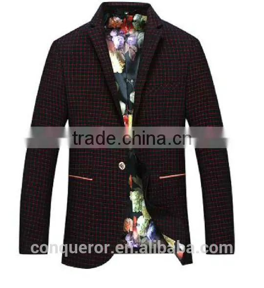 Grid Window Pane Man Suit.BSPL0635 photo-4
