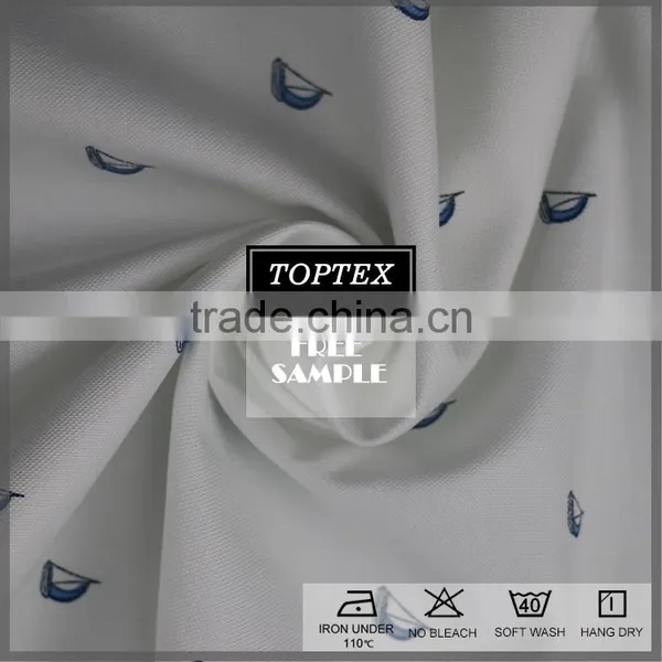 Printed Oxford/shirt Fabric photo-4