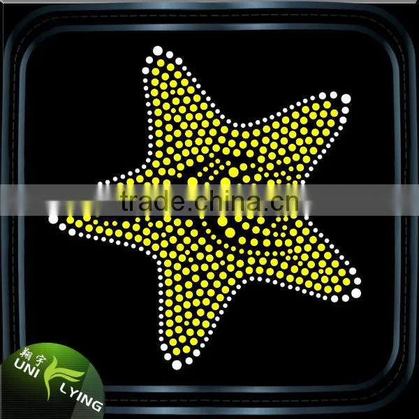 Bling Bling Star Iron On Rhinestone Transfer Star Design Motifs photo-5