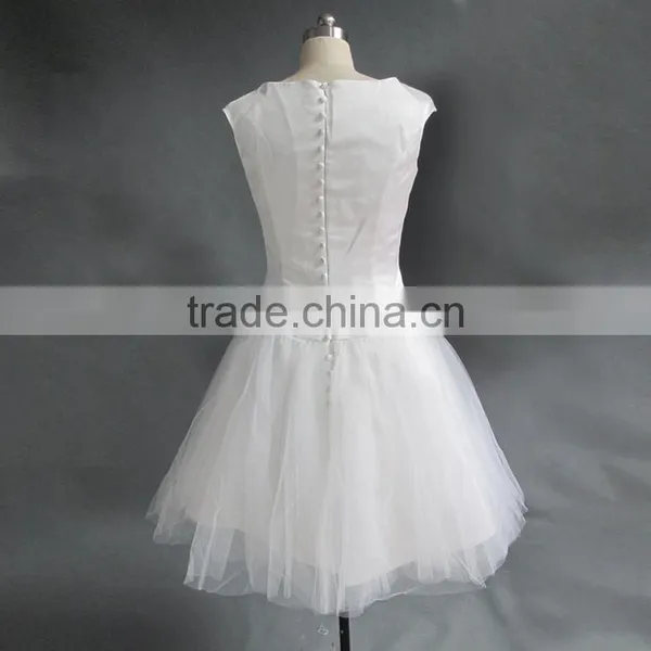 2017 China Custom Made Short Wedding Dress photo-5