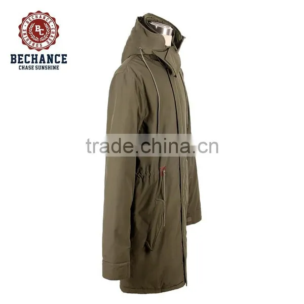 M1099 Plus Size Women Slim Long Hoody Padded Parka photo-3