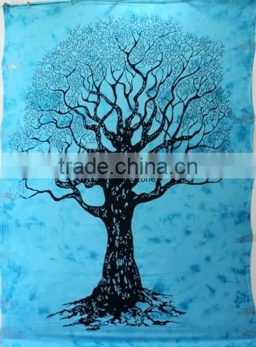 Hippie Tapestry Mandala Tapestry Wall Hanging Sky Blue photo-5