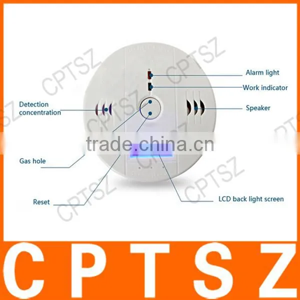 Home Safety Battery Operated CO Carbon Monoxide Alarm photo-3