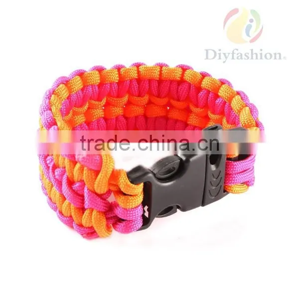 Wholesale Outdoor Survival Bracelet Paracord, Handmade Bracelet For Men Women PC6011-6 photo-3