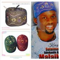 Africa Muslim Embroidered Wool Cap