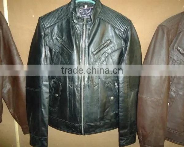 High Quality Sheep Leather Jacket for Men 2016
