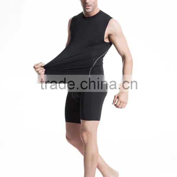 Custom Private Label Reflective Printing Polyester Spandex Stretchy Dry Fit Sports Wear for Men photo-6