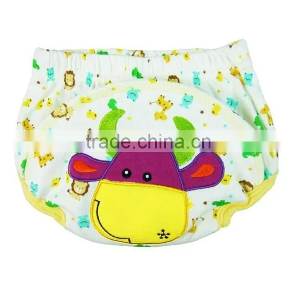Pink Little Sheep Flower Printed Design Waterproof Baby Cloth Nappy Diaper photo-5