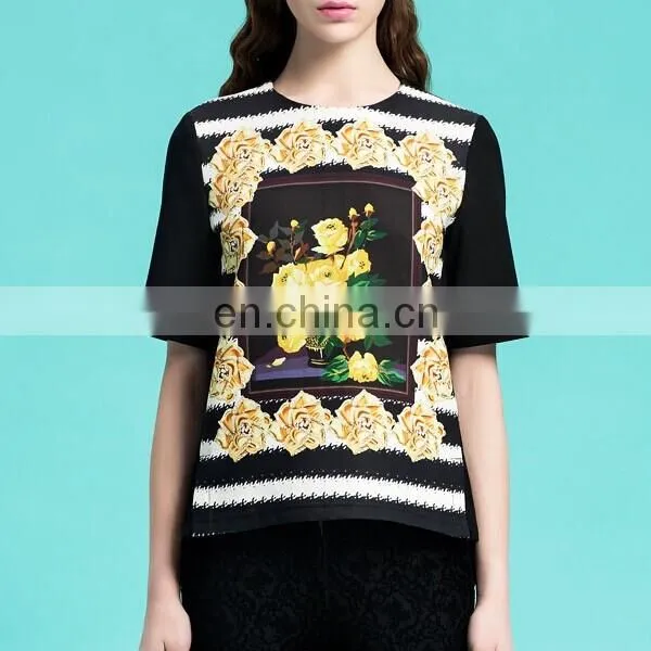 Promotion Short Sleeves Ladies Fashion Design Casual Suit