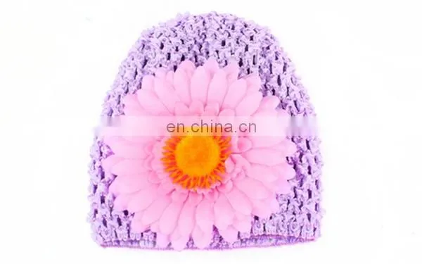 New Born Baby Hat Simulation Sun Flower Child Hat Baby Knitted Hat Elastic Baby Hat photo-4