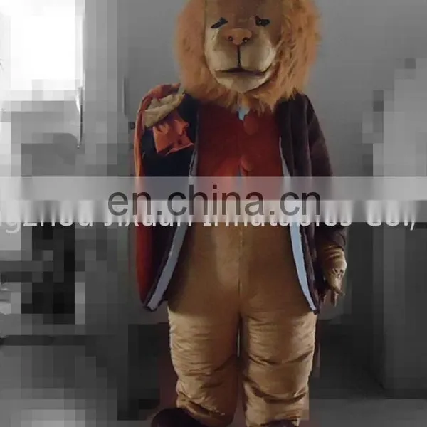 Plush Mascot Costume Madagascar Alex the Lion Mascot Costume