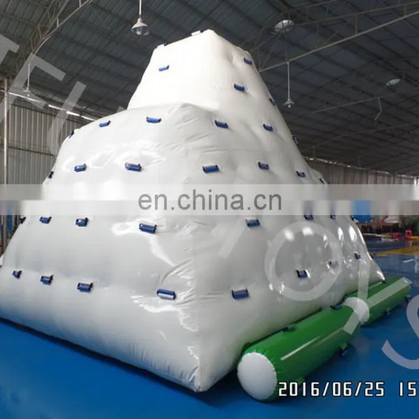 Cheap Inflatable Water Rock Climbing Toys/inflatable Water Iceberg for Water Park