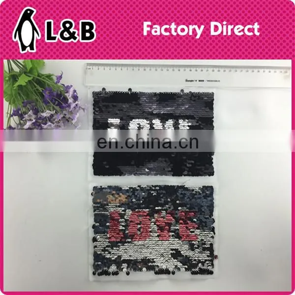 Wholesale Applique Shiny Sequin Embroidery Patch photo-2