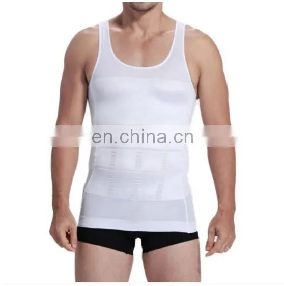 2016 Men's Slimming Singlet Walmart Slimming Corsets Undershirt Shapewear Vest photo-5