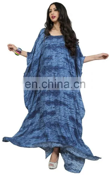 Printed Kaftans Collection 2017 / Women Decent Daily Casual Wear Ankle Length Kaftans (kaftan Dress) photo-4