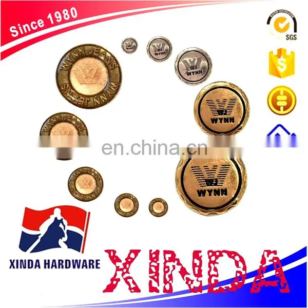 20mm Zinc Alloy Button, Metal Buttons for Customized Design photo-5