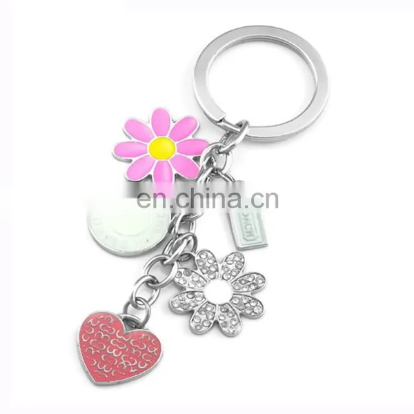 Golden China Supplier Great Quality Rhinestone Alphabet Key Chain ,Volleyball Skull Keychain photo-6