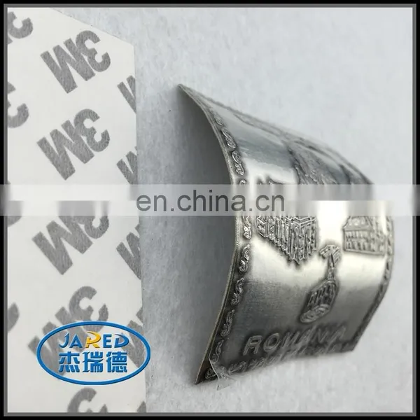 3M Adhesive Square Shape Metal Crafts Aluminum Wine Label photo-5