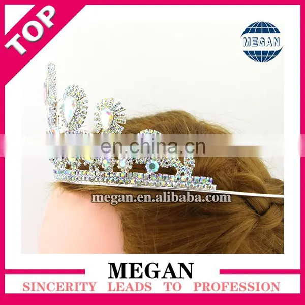 Wedding Jewellery Crystal Tiara Rhinestone Crown Fashion Bridal Wedding Crown photo-6