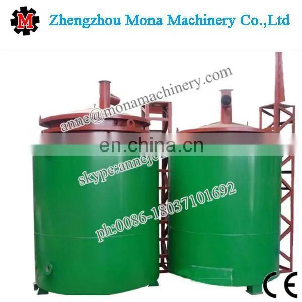 With Lifting Hoist Equipment Carbonization Furnace for Wood Logs Sawdust Briquettes photo-2