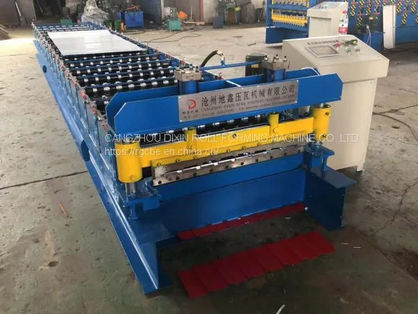 Roof Tile Trapezoid Model Wall Panel Machine Metal Roofing Machine photo-4