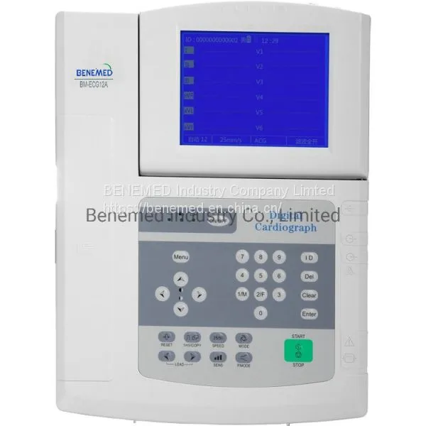 Benemed Хит продаж Digital Hospital Электрокардиограф 12-канальный ЭКГ-аппарат