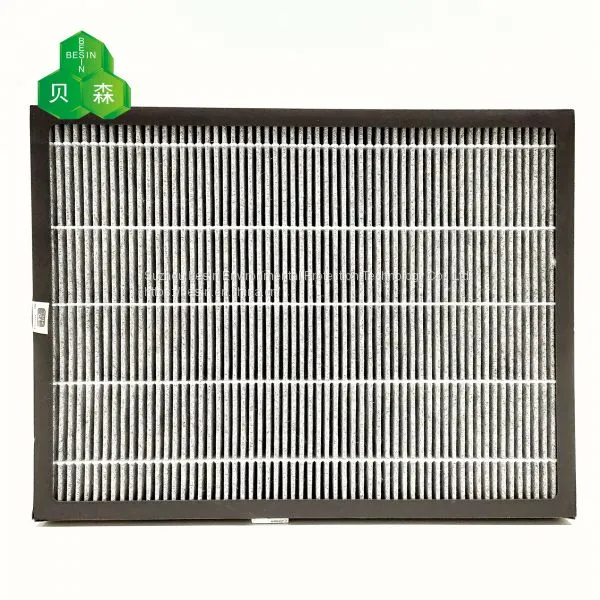 Besin Environmental Protection Customized High Efficiency HEPA Filter With Carbon Cloth to Absorb Peculiar Smell