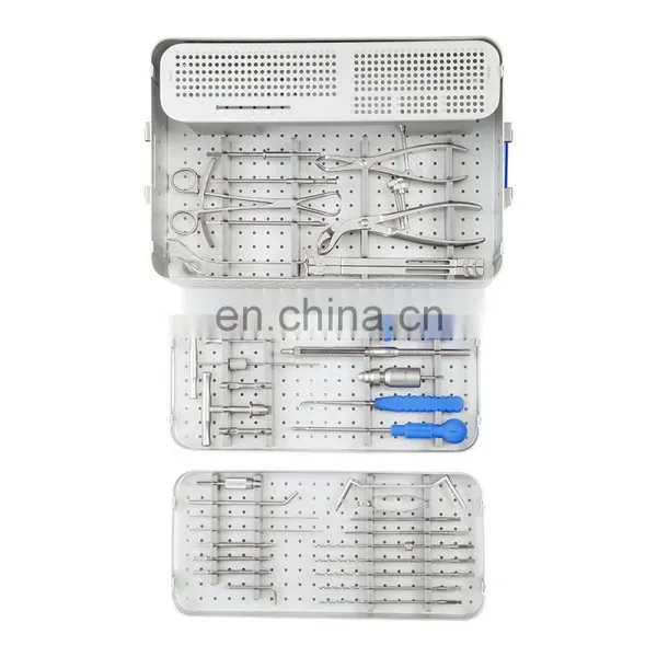China Manufacture Bone Surgery Instruments Small Fragment Locking Plates Instruments Set AO Orthopedic Surgical Implants photo-3