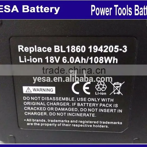 18V 3.0Ah/4.0Ah 5.0Ah Li-ion Battery for Makita 18v Lithium Ion BL1830 Battery photo-5