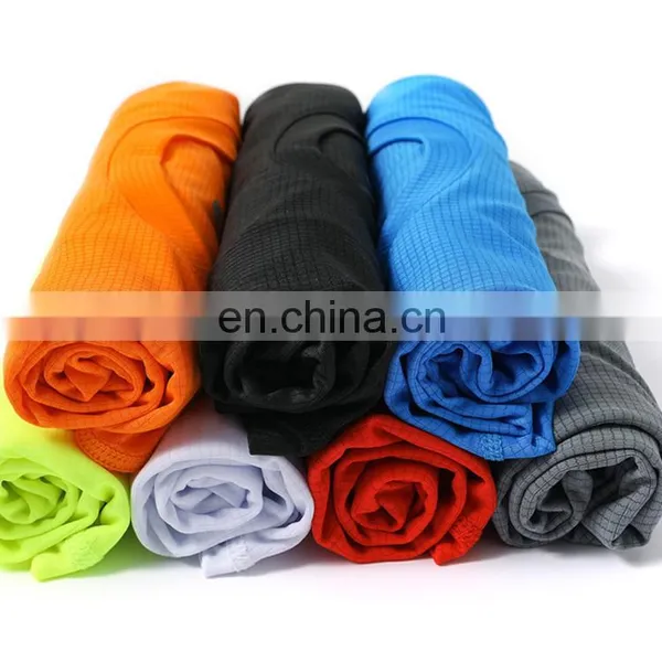 Wholesale Unisex Plain Dyed Custom Logo Quick Dry Polyester T Shirt photo-5