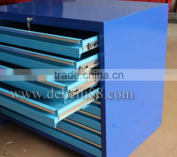Blue Color Car Repairing Tool Box With Drawers photo-3