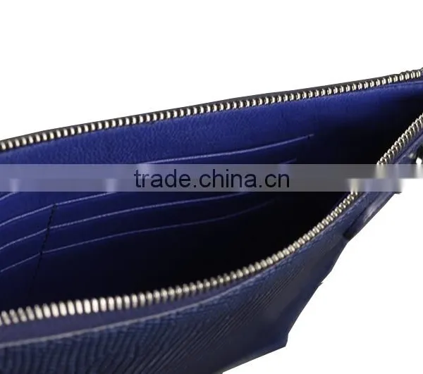 Luxury Lizard Skin and Sheep Leather Women Clutch Bag Leather Wrist Bags Wristlet Handbag for Men photo-6