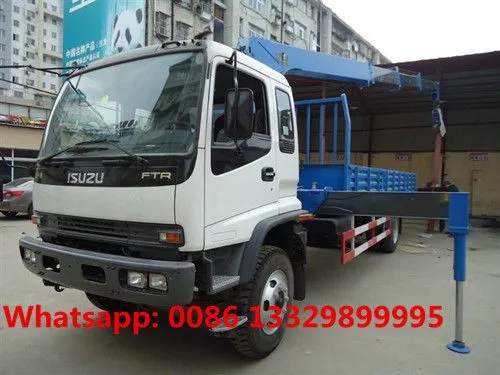 Isuzu Brand 4*2 LHD FVR 6.3T Telescopic Crane Boom Mounted on Truck for Sale photo-3