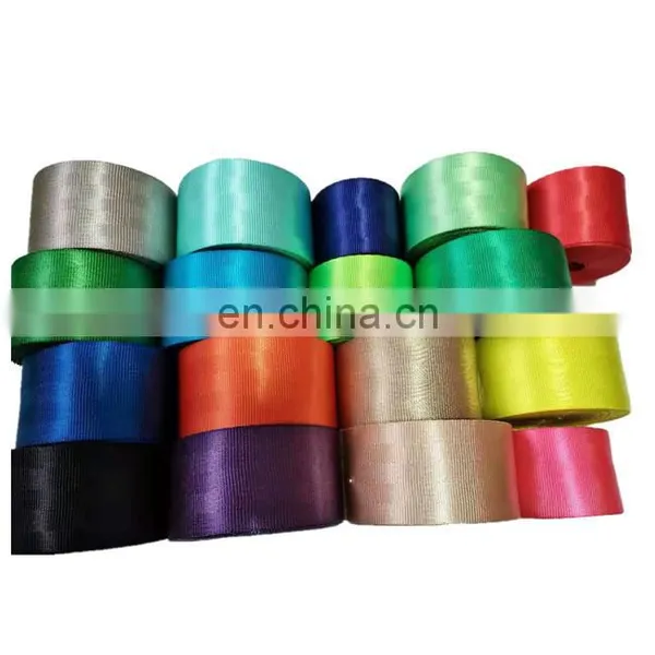 High Quality Polyester Webbing 47mm 2 Inch For Airplane Car Seat Belt High Tenacity Fabric FDY Durable Woven Webbing Strap Tape photo-2
