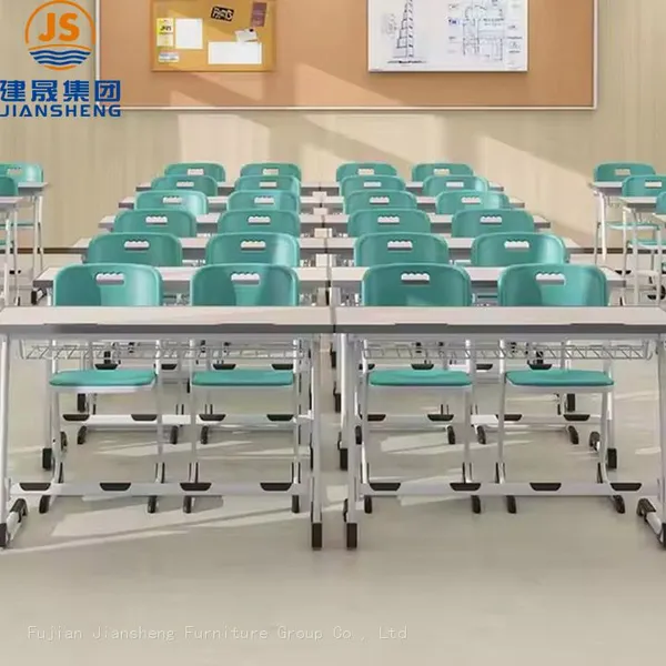 School Desk and Chair Set Detachable for Student Classroom Furniture photo-4