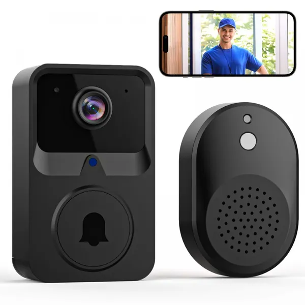 Ringsee Outdoor Waterproof Wireless Doorbell Mini Battery Video Doorbells Smart Home Security Camera System With Doorbell photo-5