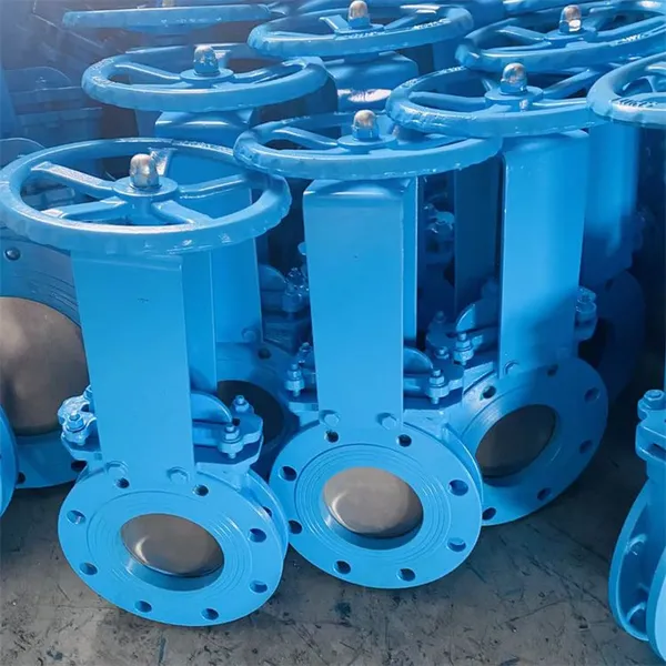 PN16 Flanged Knife Gate Valve SCZ5/973 DIN Slide Gate Valve photo-3